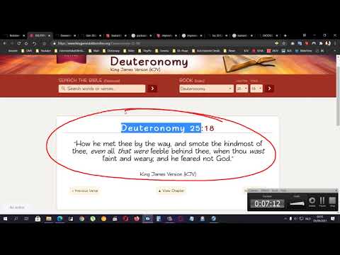 Numbers 1:1-54 The Census Of The People