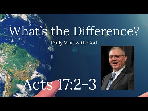 Acts 17:2-3, The Difference?