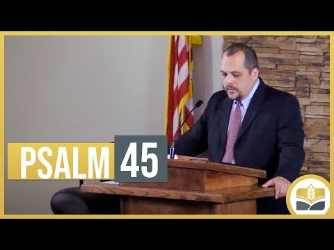 The Glory of the Bridegroom - Psalm 45:2-8 - Live Service