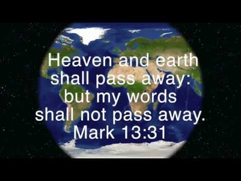 Mark 13:31 KJV Children's Bible Drill Red Cycle 1