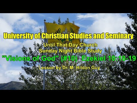 "Visions of God"  (#10)  Ezekiel 10:18-19