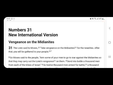 Numbers 31:1-54