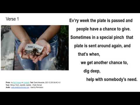 Leviticus 23:37-38  Pass the Plate Around Again