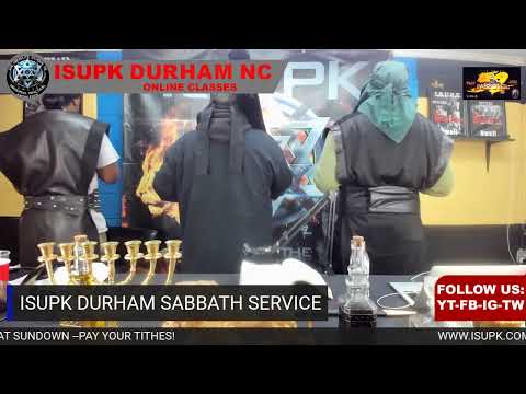 ISUPK DURHAM NC SABBATH SERVICE (Leviticus 20:10 - )