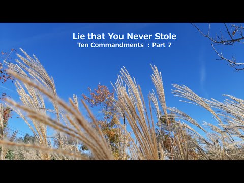 Ten Commandments (Part 7) (Exodus 20: 15-17) December 5, 2021 Sunday Service