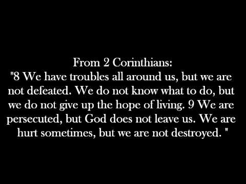Grief - 2 Corinthians 4:8-9 & Psalm 147:3