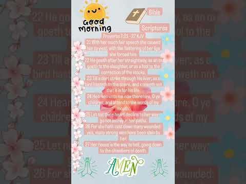 Bible Verses Proverbs 7:21-27 KJV