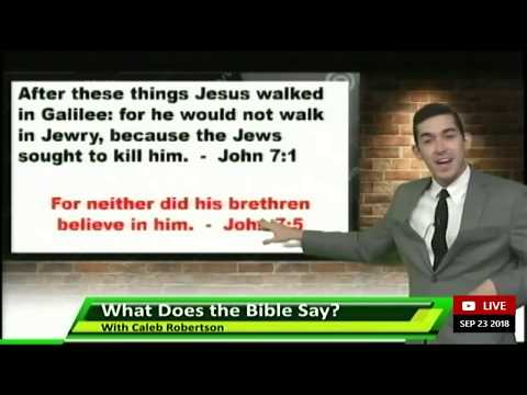 Baptist Calls In From Texas - Can't Figure Out 1Peter 3:21 - Caleb Robertson