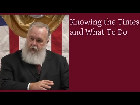 Knowing the Times and What To Do - [Bible Study] 1 Chronicles 12:32