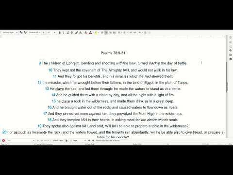 06 08 Scripture Psalms 78:9 31