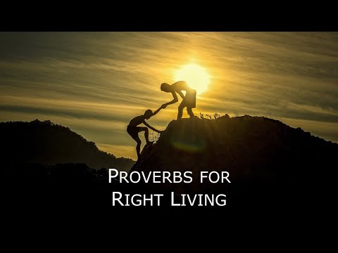 Proverbs 10:1-5   -  Proverbs for Right Living