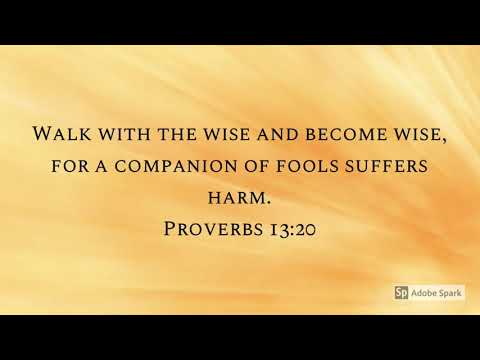 Proverbs 13:20