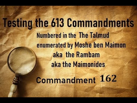 TESTING THE 613 COMMANDMENTS # 162 Do not marry non-Jews Deut 7:2-3