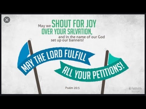 Holy Bible teaching -  Psalm 20:1-6 - A Prayer - Publicly and from house to house - Acts 20:20
