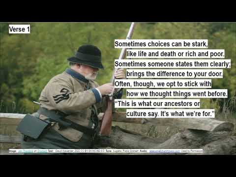 Deuteronomy 30:5-20  Stark Choices