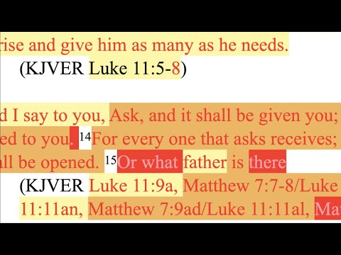 400. Part 1. Ask, Seek, Knock. Matthew 7:7-9, Luke 11:5-11