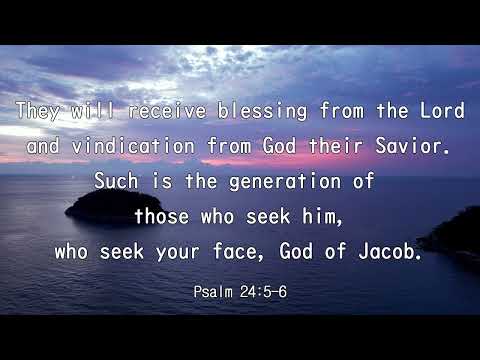 iway bible verse (Psalm 24:5-6)