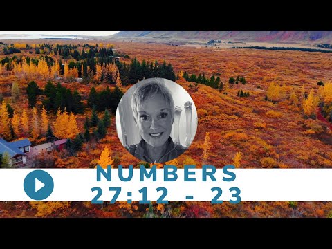 Tuesday, Apr. 20 - Numbers 27:12 - 23