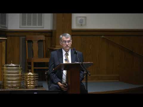 Study of Hebrews 8:8 - 9:3 - Joe Christopher (Sun. AM Bible Study Dec. 29, 2019)