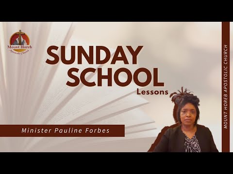 "The Privilege of Relationship with God" [Exodus 19:1-25] Minister Pauline Forbes