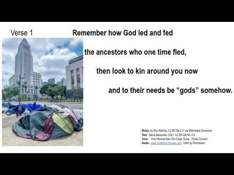 Leviticus 25:35-38  Remember How God Led and Fed