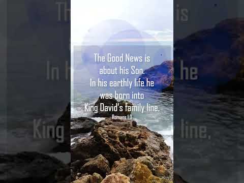 A reading of Romans 1:3-4 from the New Living Translation