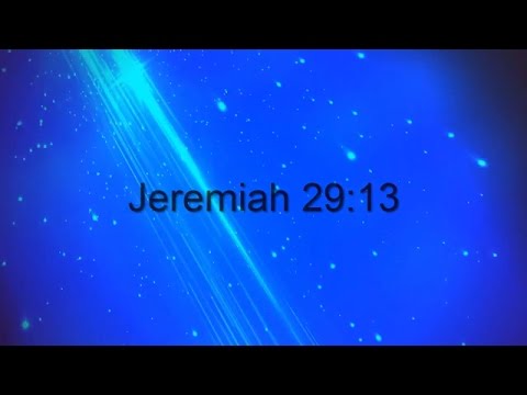 Jeremiah 29:13 | Scripture Memory Verse Songs Christian Bible