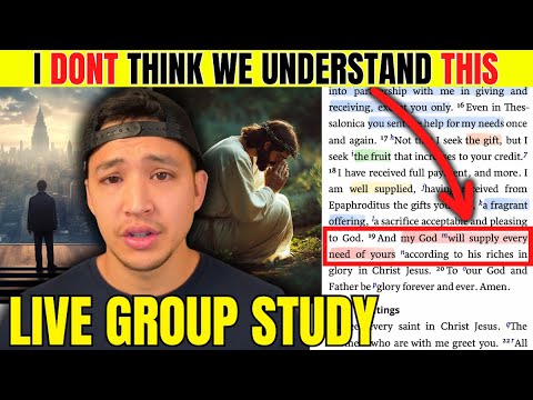 Live Bible Study In Philippians 4:10-20 Part 2