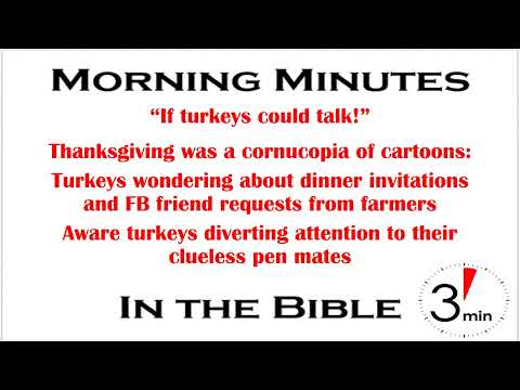 Like A Turkey: Fat, Dumb, Happy, Dead! Hosea 13:5-9
