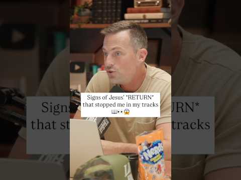 The signs of Jesus' *RETURN* that stopped me in my tracks