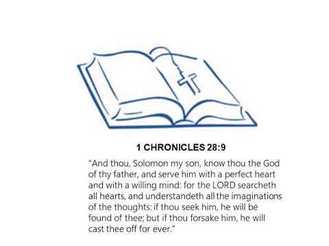 Prophetic Word: 1 Chronicles  28:9