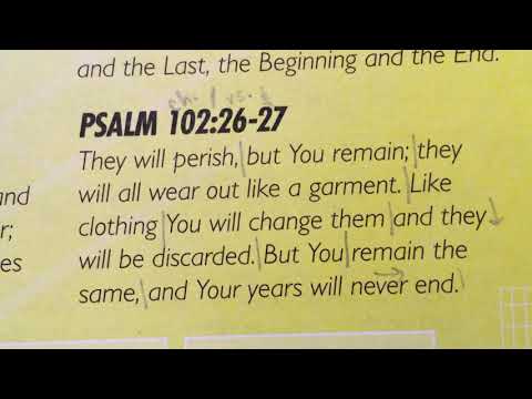 T&T Grace in Action 1.5 Gold Psalm 102:26-27 NIV