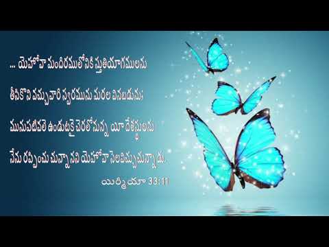 Jeremiah 33:11   Today's Bible Devotion