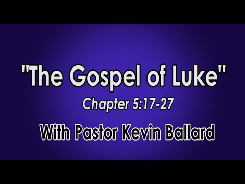 Friday Night With Jesus:  Luke 5:17-27