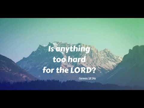 #voiceofworship Genesis 18:14. Isaiah 43:6