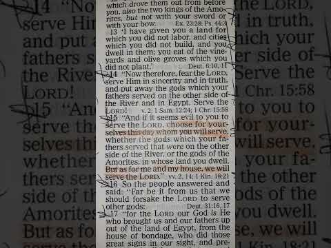 Start your day with "Good Morning Scripture!" ???? ☕️ [ Joshua 24:15, 19-21]