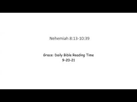 9-20-21 Nehemiah 8:13-10:39