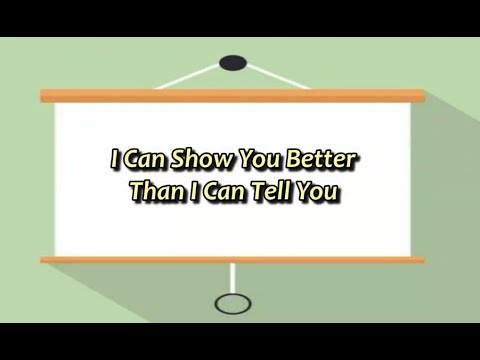 I Can Show You Better Than I Tell You  ~  Genesis 17:15-17; 18:10-12; 21:5-7