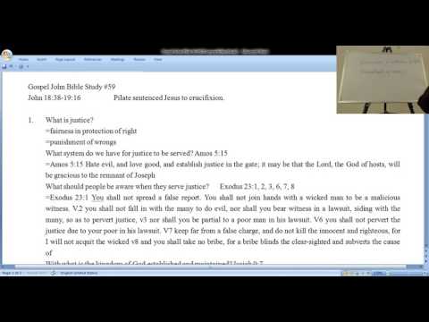 Boksoon Kim Bible study John 18:38 -19:16 Pilate sentenced Jesus to crucifixion