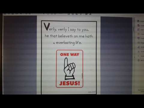 Bible Memory-Letter V (John 6:47)