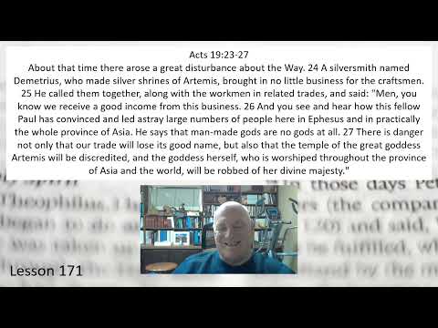 Acts 19:23-27 Lesson 171 November 15, 2022