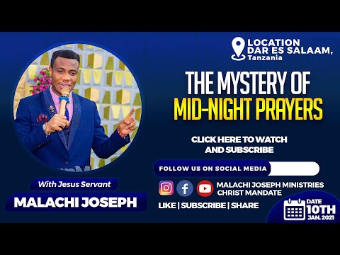 MESSAGE TITLE: THE MYSTERY OF MID-NIGHT PRAYERS (1Thessalonians 5:6)