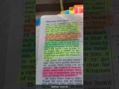 Matthew 19:21-26  Sunday morning rapture