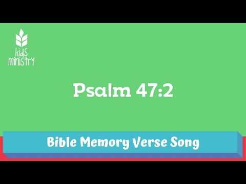 The Lord Most High is Awesome | Psalm 47:2 | Bible Memory Verse Song | 09.2020