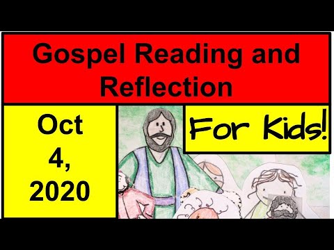 Gospel Reading and Reflection for Kids - October 4, 2020 - Matthew 21:33-43