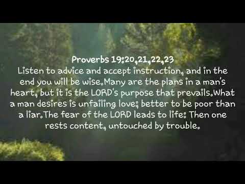 Proverbs 19:20,21,22,23
