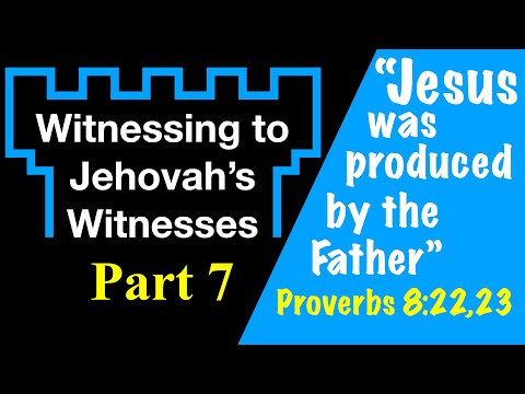 Does Proverbs 8:22,23,30 say Jesus was created?