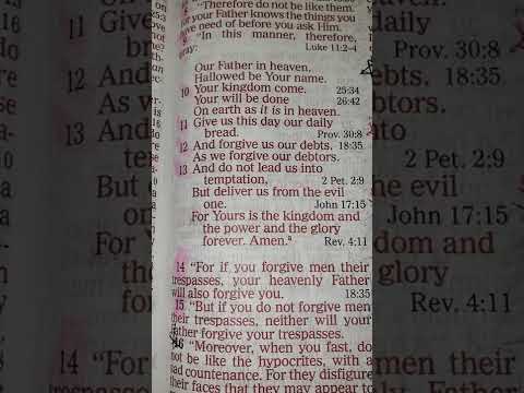 Start your day with "Good Morning Scripture!" ???? ☕️ [Matthew 6:9-15]