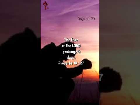 Today's Bible Verse???? Proverbs 10:27✝️