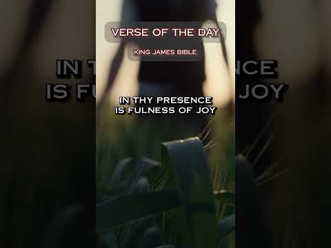 VERSE OF THE DAY - Psalm 16:11 #DailyScripture #BibleVerse #ChristianShorts #ScriptureOfTheDay
